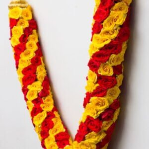 Button Rose Garland 6