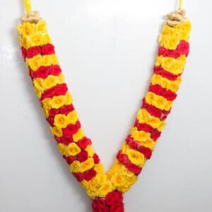 Button Rose Garland 8